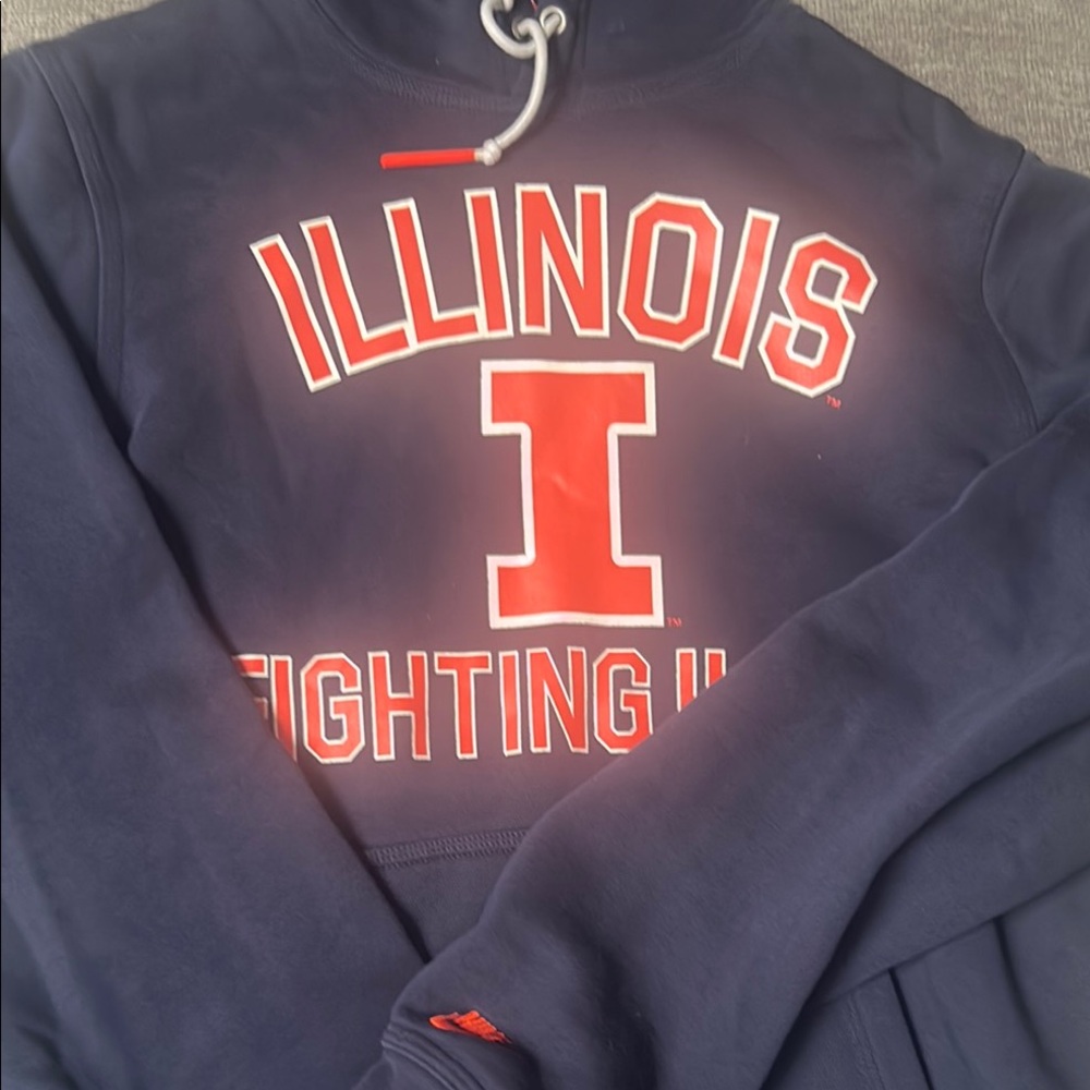 Nike  Navy Blue Illinois Fighting Illini woman’s/Mens Hoodie